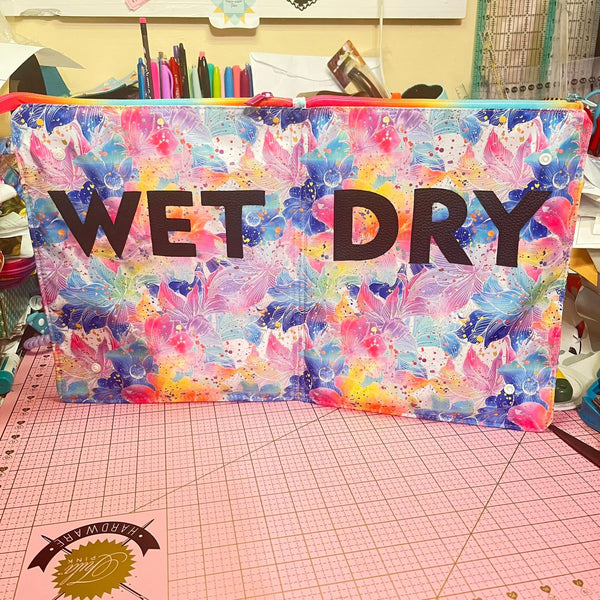 Wet / Dry Double Zip Bag - Full Pattern - Downloadable PDF