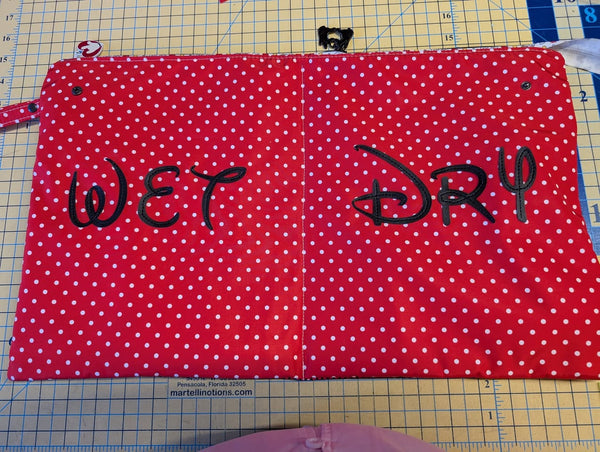 Wet / Dry Double Zip Bag - Full Pattern - Downloadable PDF