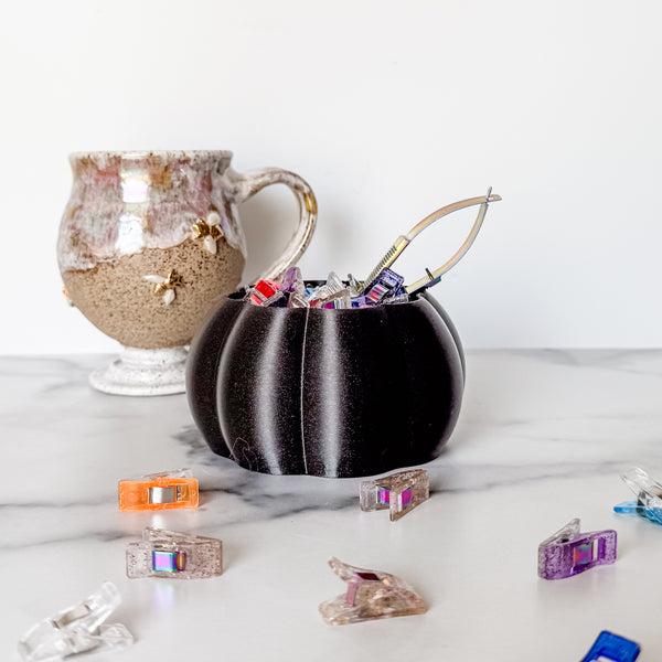 Medium Pumpkin Craft Bowl - Onyx - Designed by Newt!