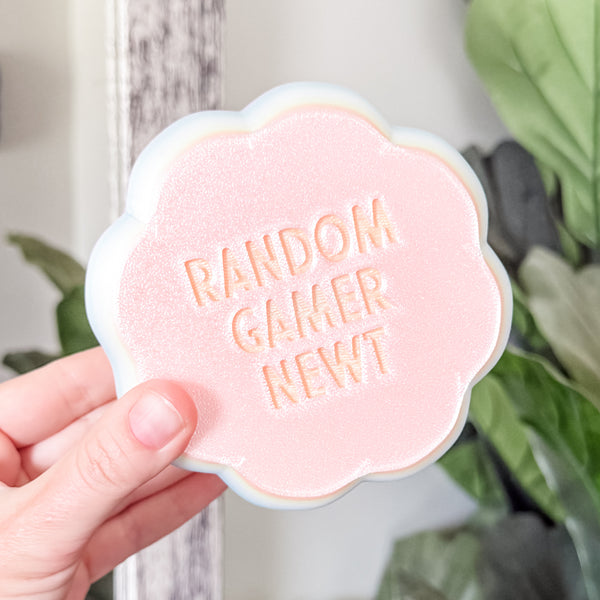 Medium Pumpkin Craft Bowl - Dewey Rainbow - Designed by Newt!