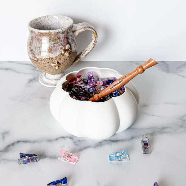 Large Pumpkin Craft Bowl - White - Designed by Newt!