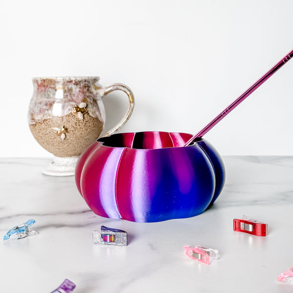 Large Pumpkin Craft Bowl - Purple Chrome - Designed by Newt!