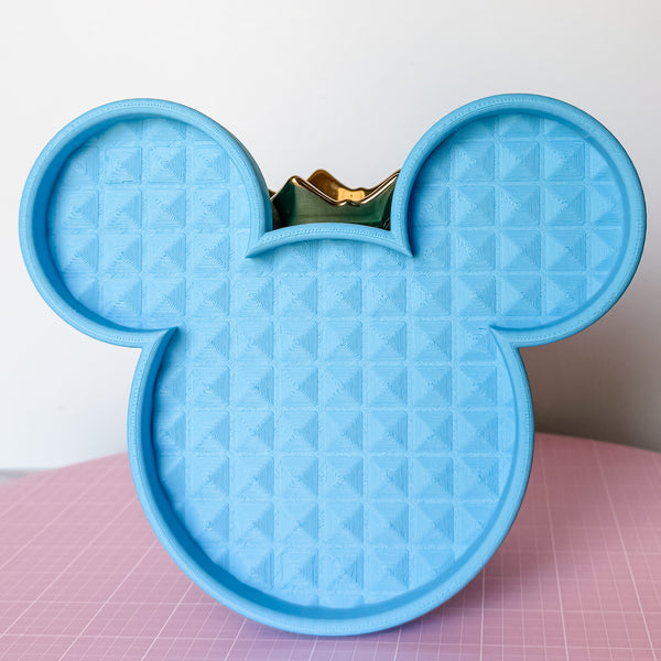 Mouse Craft Tray - Pyramid Base with Grips - Sky Blue