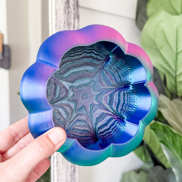 Large Pumpkin Craft Bowl - Purple Chrome - Designed by Newt!