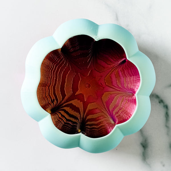 Large Pumpkin Craft Bowl - Cherry / Baby Blue Combo - Designed by Newt!