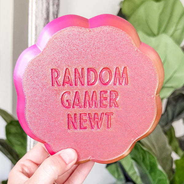 Large Pumpkin Craft Bowl - Cherry / Baby Blue Combo - Designed by Newt!