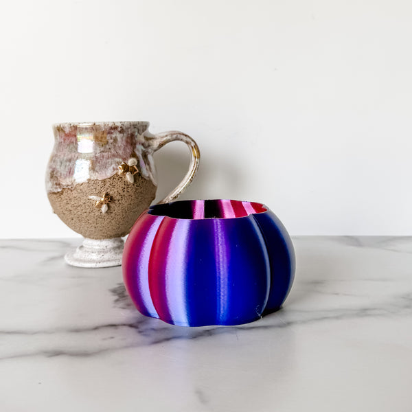 Medium Pumpkin Craft Bowl - Purple Chrome - Designed by Newt!