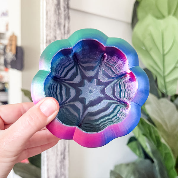 Medium Pumpkin Craft Bowl - Purple Chrome - Designed by Newt!