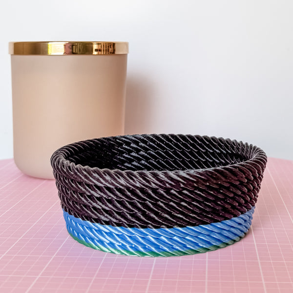 Medium Rope Craft Bowl - Fiji Onyx Combo