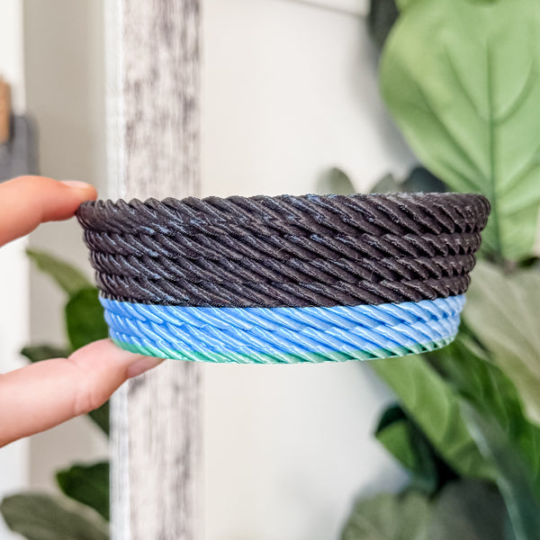 Medium Rope Craft Bowl - Fiji Onyx Combo