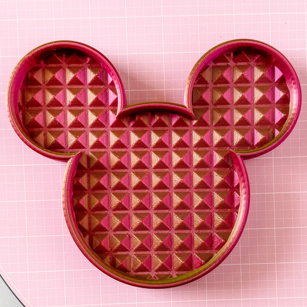 Mouse Craft Tray - Pyramid Base with Grips - Cherry Limeade