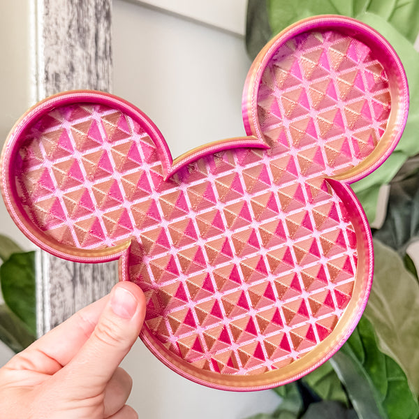 Mouse Craft Tray - Pyramid Base with Grips - Cherry Limeade