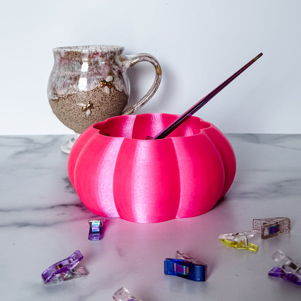Large Pumpkin Craft Bowl - Hot Pink - Designed by Newt!