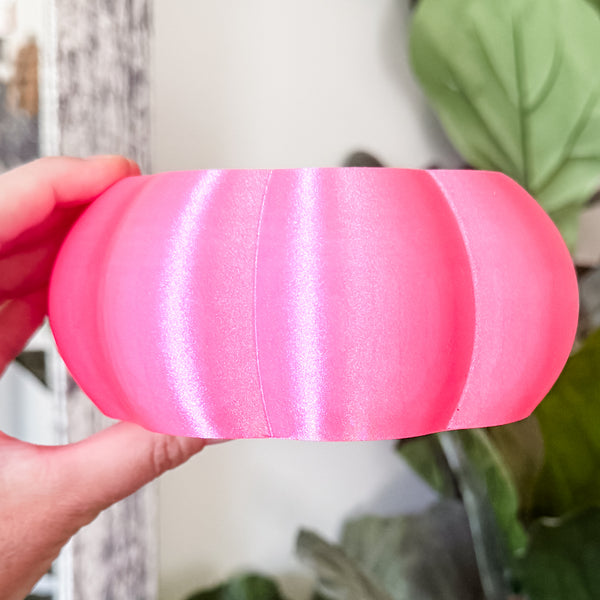 Large Pumpkin Craft Bowl - Hot Pink - Designed by Newt!