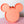 Load image into Gallery viewer, Mouse Craft Tray - Pyramid Base with Grips - Peach GLOW