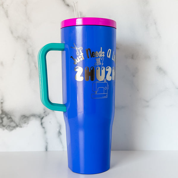 Zhuzh - Windbreaker - Corkcicle 40oz Cruiser With Plastic Straw