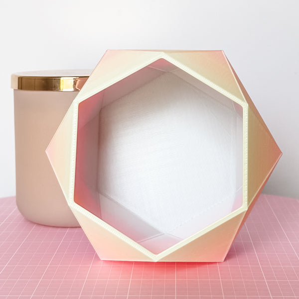 Large Jewel Craft Bowl - Dewey Pastel Rainbow