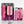 Load image into Gallery viewer, Poochy Pouch - Two Sizes - Set of 4 - Pink - Acrylic Template