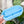 Load image into Gallery viewer, Craft Organizer - Chunky Rope - Baby Blue GLOW