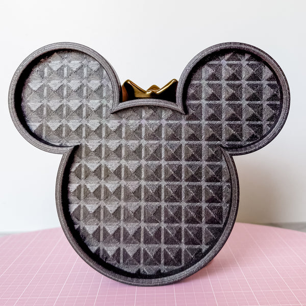 Mouse Craft Tray - Pyramid Base with Grips - Onyx