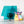 Load image into Gallery viewer, The Loot Pouch - Two Tone - Set of 2 - Teal - Acrylic Template