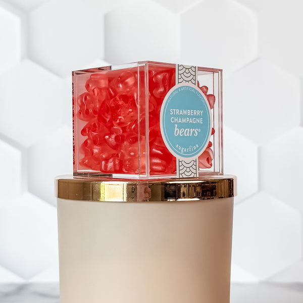 Sweet Treat! Sugarfina Candy Cube - Strawberry Champagne Bears