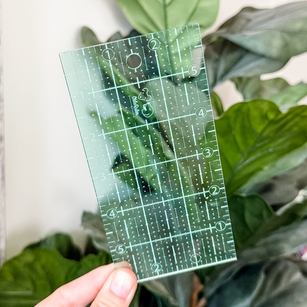 3" x 6" OklaRuler - Light Green