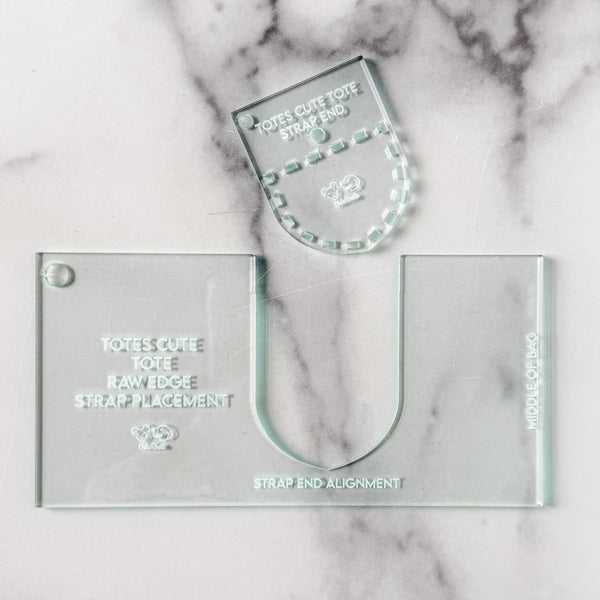 Totes Cute Tote Handle Guide -  Set of 2 - Soda -  Acrylic Template