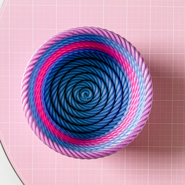 Medium Rope Craft Bowl - Unicorn