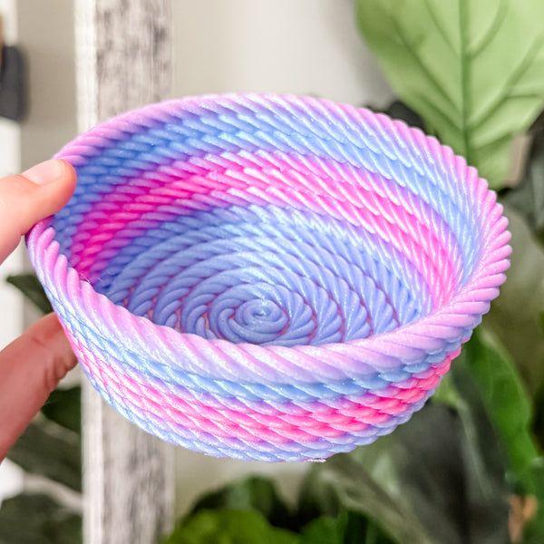 Medium Rope Craft Bowl - Unicorn