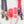 Load image into Gallery viewer, Rounded Fancy Straps - Size 1" - Hot Pink - Set of 3 - Acrylic Template