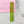 Load image into Gallery viewer, Glitter Lime OklaRuler : 1" x 6" Clear Ruler