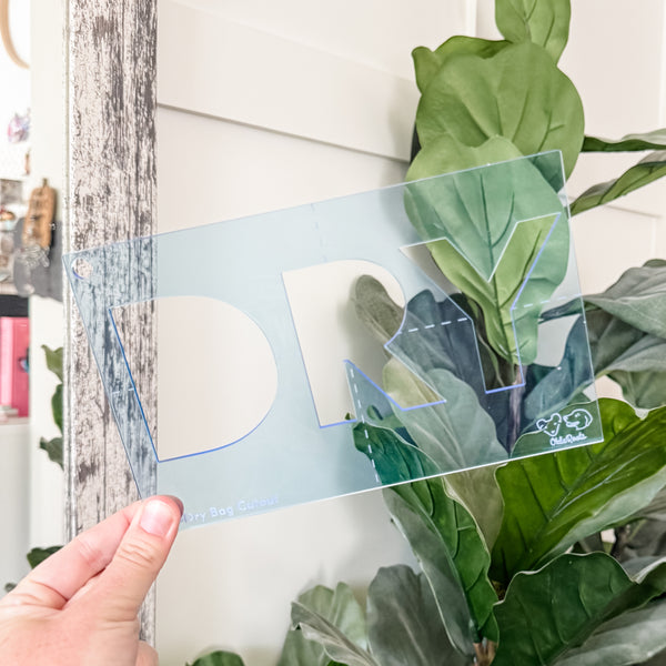 Wet +Dry for Wet/Dry Bag - CutOuts - OCEAN - An Applique Template