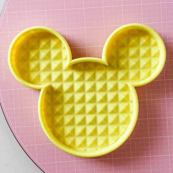 Mouse Craft Tray - Pyramid Base with Grips - Lemon GLOW