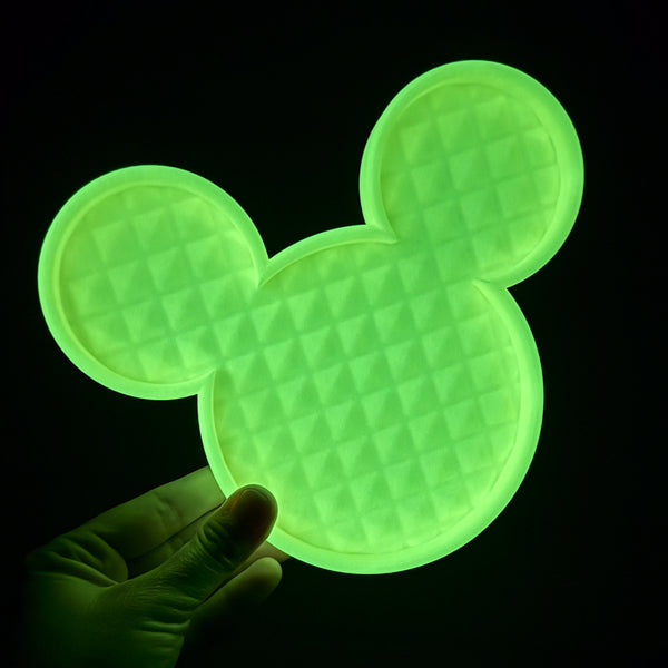 Mouse Craft Tray - Pyramid Base with Grips - Lemon GLOW