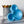 Load image into Gallery viewer, Tiered Large Mouse Shaped Craft Bowl - Ocean Blue