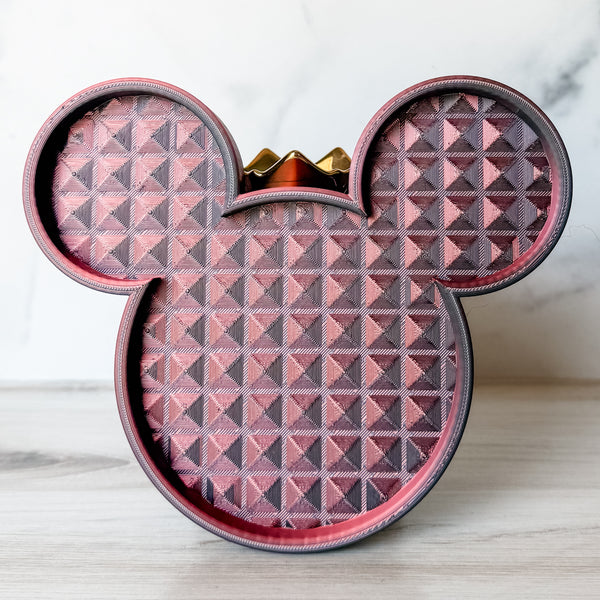 Mouse Craft Tray - Pyramid Base with Grips - Lava