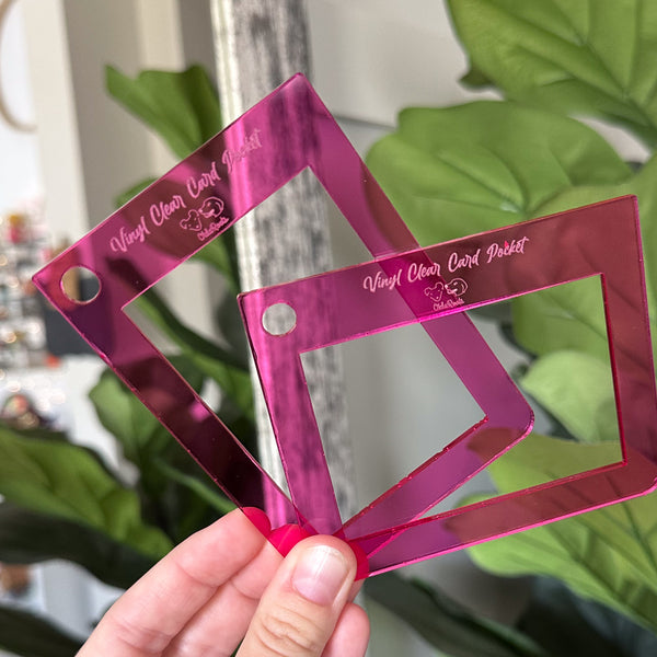 Magenta ID Pocket - Acrylic Template