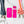 Load image into Gallery viewer, SQUARED Fancy Straps - Size 1.5" - Magenta - Set of 3 - Acrylic Template