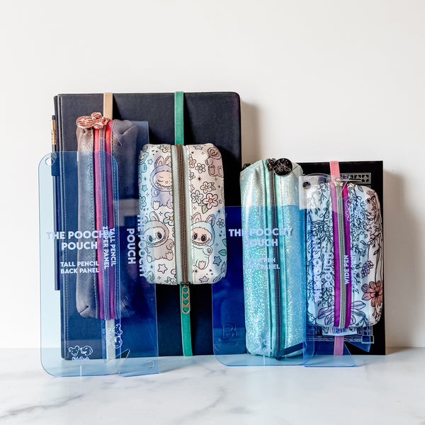 Poochy Pouch - Two Sizes - Set of 4 - Ocean -  Acrylic Template