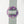 Load image into Gallery viewer, Removable Circle Strapzeez™ - Purple Foil Heart