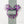 Load image into Gallery viewer, Removable Mouse Head Strapzeez™ - Purple Foil Heart