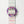 Load image into Gallery viewer, Removable Circle Strapzeez™ - Purple Foil Heart