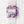 Load image into Gallery viewer, Removable Rectangle Strapzeez™ - Purple Foil Heart