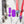 Load image into Gallery viewer, Rounded Fancy Straps - Size 1" - Purple - Set of 3 - Acrylic Template