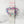 Load image into Gallery viewer, Removable Heart Strapzeez™ - Pink Teal White Dots