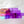 Load image into Gallery viewer, Classic Boxy Bag - Two Tone - Set of 3 - Purple - Acrylic Template
