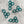 Load image into Gallery viewer, Honeycomb - Teal - Hanging Charm - Sold Individually