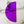 Load image into Gallery viewer, Baseball Zip Pouch With Applique - Purple - Acrylic Template