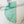 Load image into Gallery viewer, Baseball Zip Pouch With Applique - Light Green - Acrylic Template